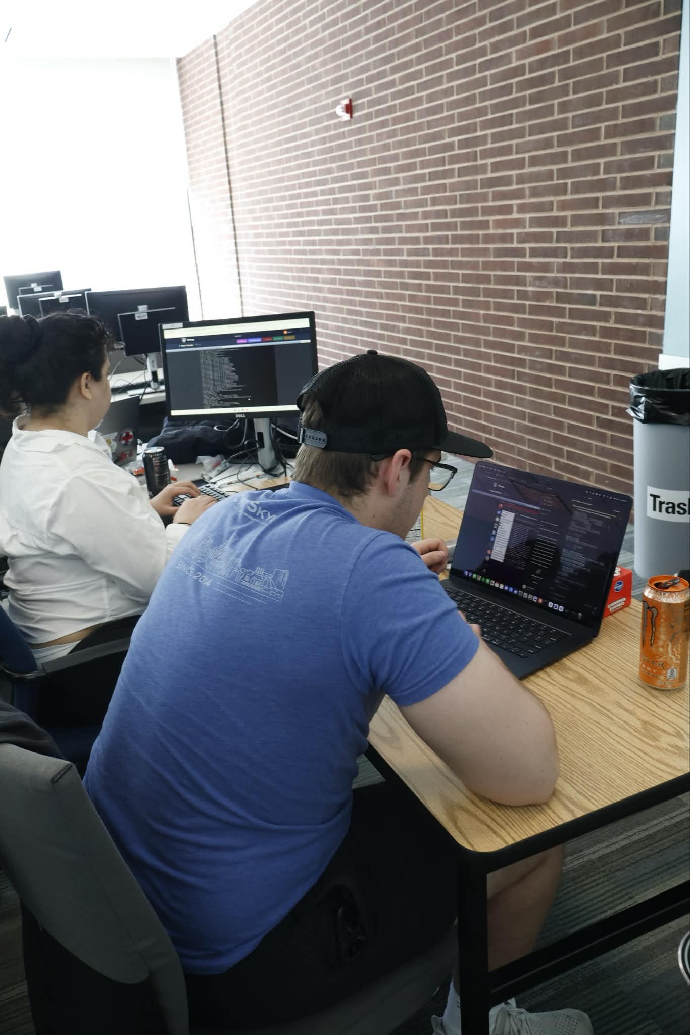 Team at terminals